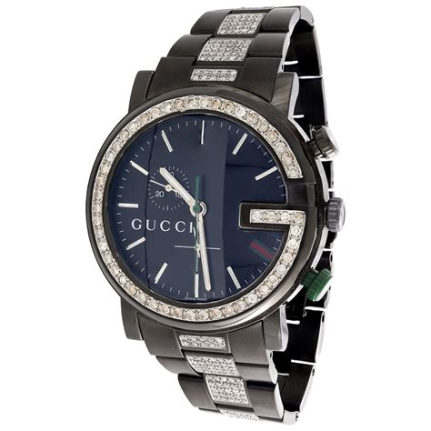 men diamond gucci watch|Gucci men watches clearance.